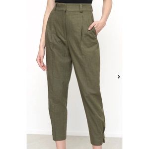 Dynamite Gigi high rise linen pant